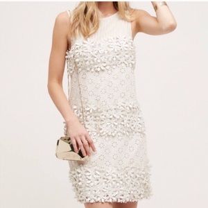 Gorgeous Floral appliqué Let Me Be shift dress